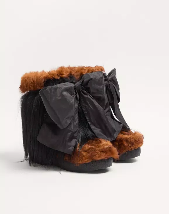 Valentino Snowish Fur Ankle Boot - Image 6